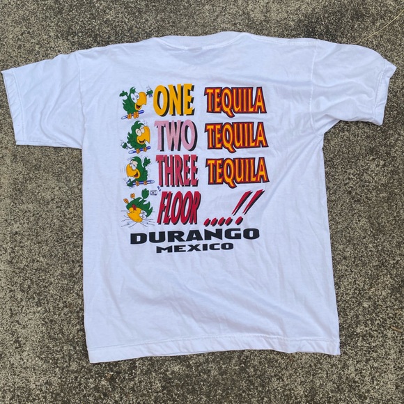 Vintage Tequila Parrot Durango Mexico Shirt Size XL - Picture 3 of 4